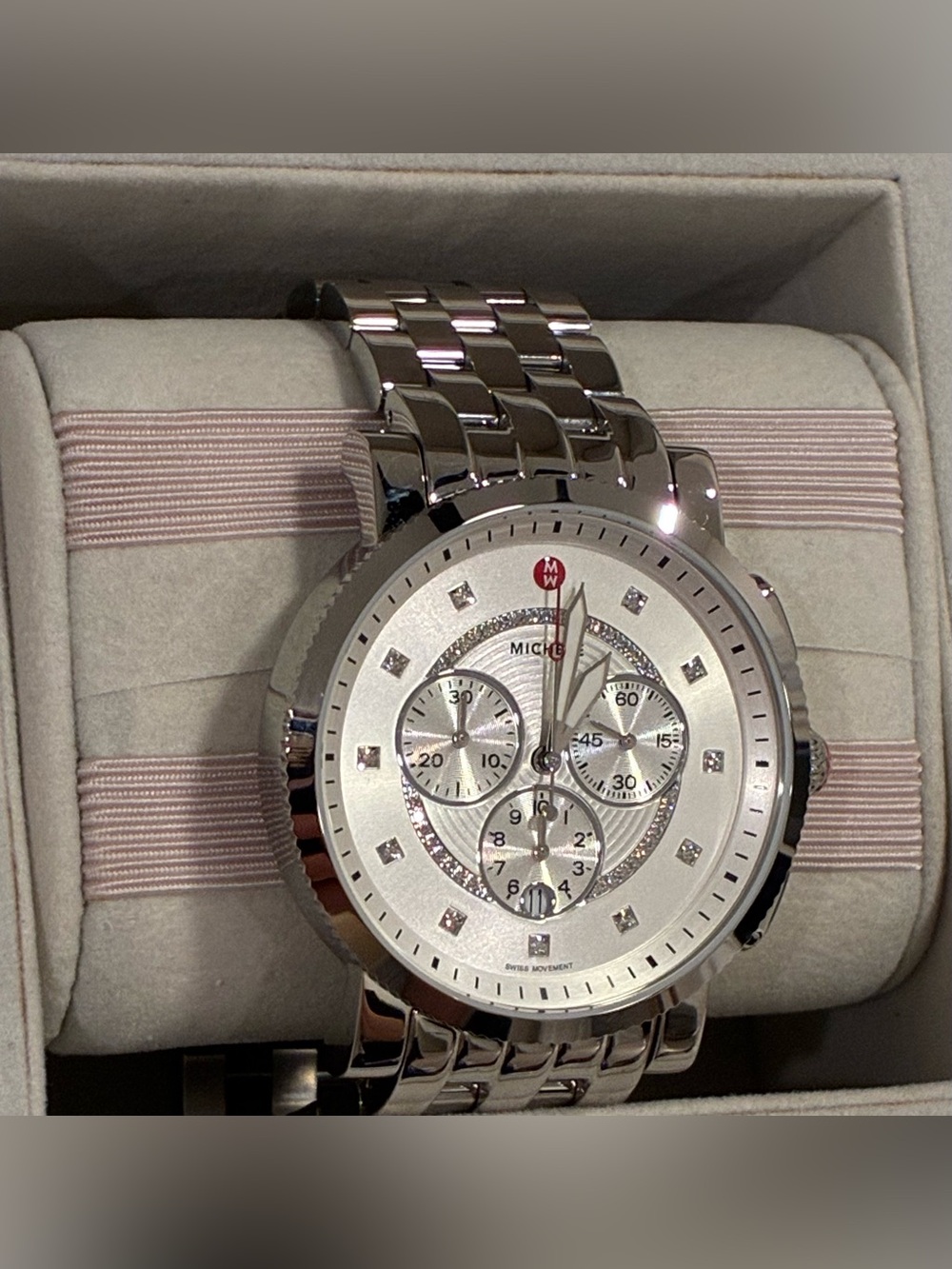 Michele Sport Sail diamond ladies Watch